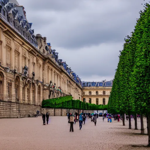 Image similar to award winning photo of Luxembourg palace, Paris, 4k