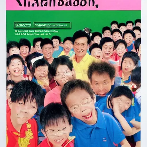 Prompt: a 1 9 9 0 s singaporean public education poster