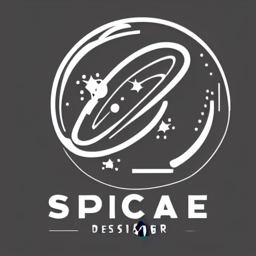 Image similar to logo for a space designer, icon, vector, minimalist