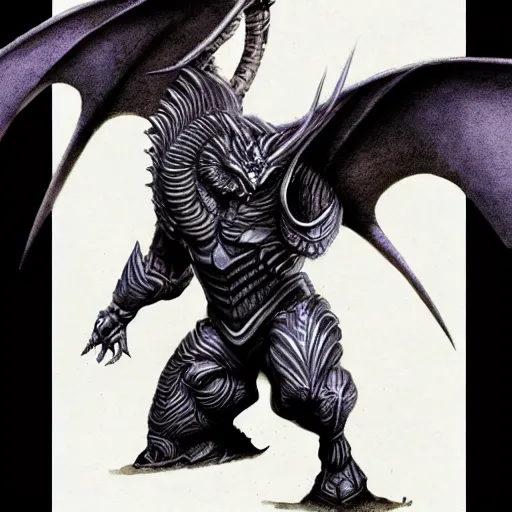 Image similar to thunder dragon colossus, character concept in the style of keith thompson, magic the gathering art