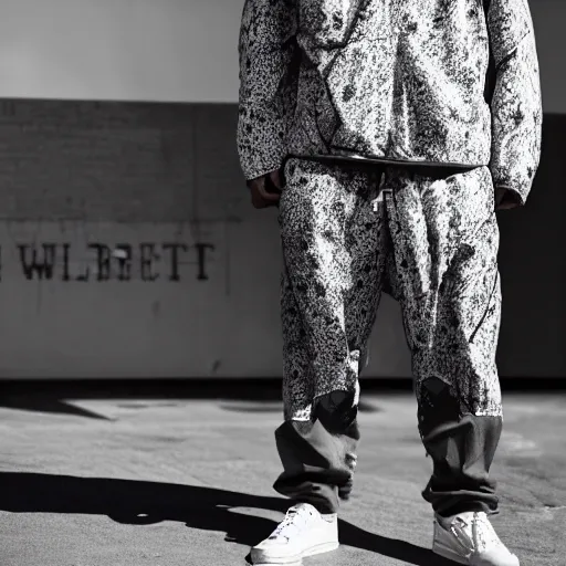 Image similar to walter white in hypebeast clothes