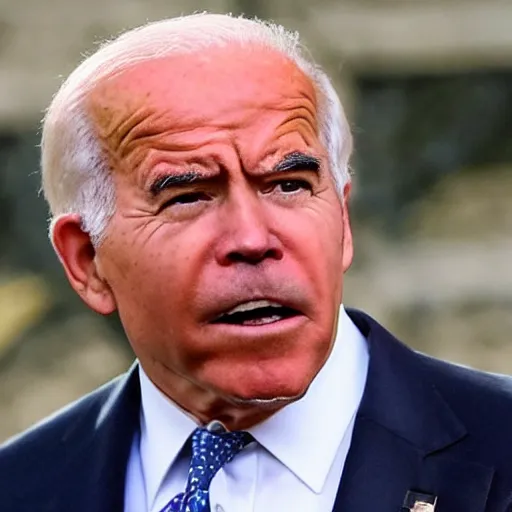 Image similar to planet of joe bidens face