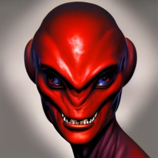 Image similar to Bright, colorful, realistic alien poltical rpg single individual headshot dramatic backlighting, kodachrome, high contrast, highly detailed, sharp focus, digital painting, concept art, illustration, trending on artstation, comic book by Alex Ross cover art