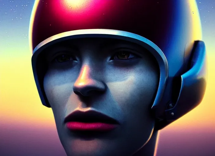 Image similar to beautiful extreme closeup portrait photo in style of frontiers rendered in octane 3d , of iknights in motorcycle helmets play soccer fashion magazine September retrofuturism edition, highly detailed, soft lighting, elegant , lighting, 35mm , Edward Hopper and James Gilleard, Zdzislaw Beksinski, Steven Outram, highly detailedrich deep colors. rich deep colors. Beksinski painting, art by Takato Yamamoto. masterpiece. rendered in blender, ultra realistic, smooth shading, ultra detailed, high resolution, cinematic, unreal 6