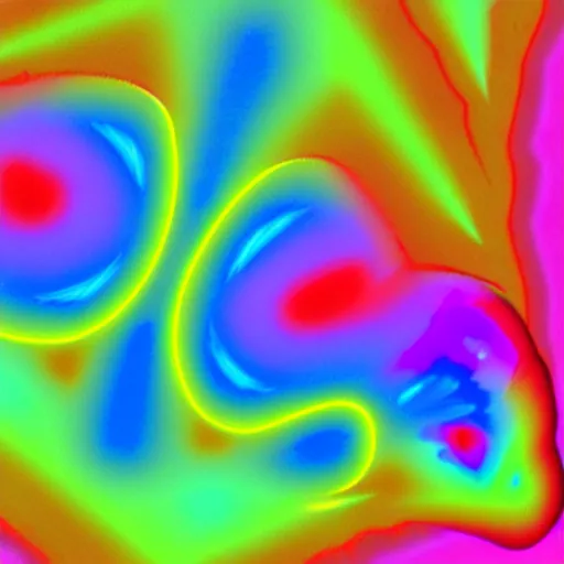 Image similar to a Fluid Simulation of a space shuttle, large eddies, Colourful, CFD , Multiphase flow, hexagonal mesh