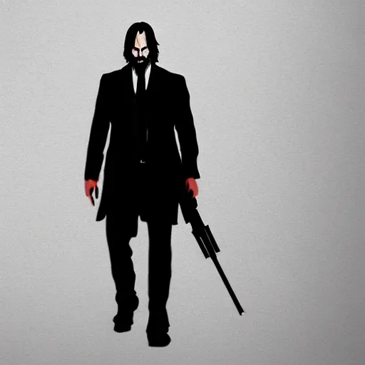 Image similar to john wick in the purge, artstation hall of fame gallery, editors choice, #1 digital painting of all time, most beautiful image ever created, emotionally evocative, greatest art ever made, lifetime achievement magnum opus masterpiece, the most amazing breathtaking image with the deepest message ever painted, a thing of beauty beyond imagination or words, 4k, highly detailed, cinematic lighting