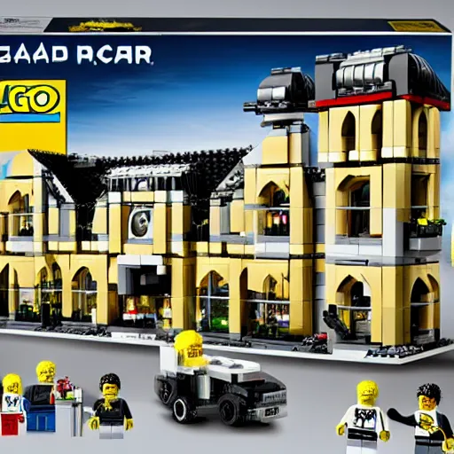 Image similar to mar - a - lago fbi raid lego set