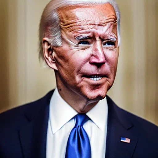 Prompt: joe biden dressed as a cute girl