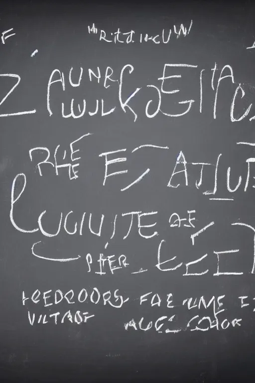 Image similar to The language of the future written on the blackboard