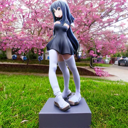 Image similar to Anime girl statue