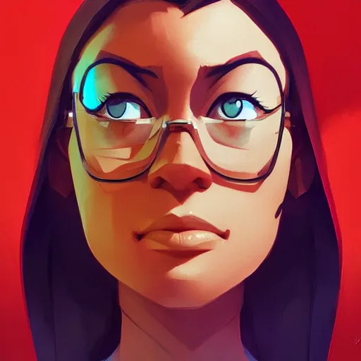 Image similar to face icon stylized minimalist m. a. s. h., loftis, cory behance hd by jesper ejsing, by rhads, makoto shinkai and lois van baarle, ilya kuvshinov, rossdraws global illumination