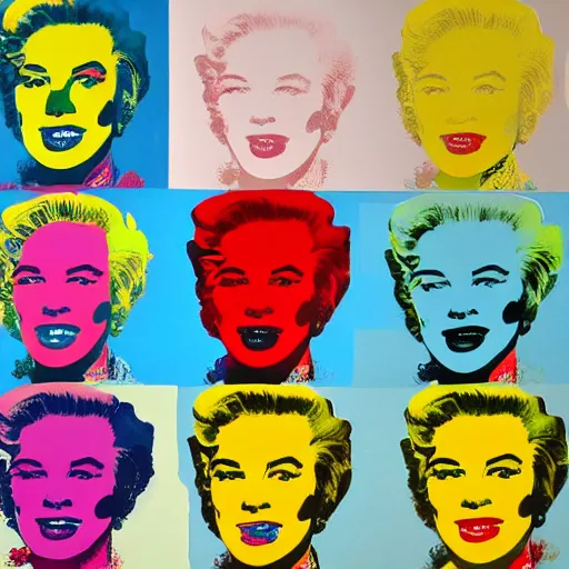 Prompt: andy warhol painting