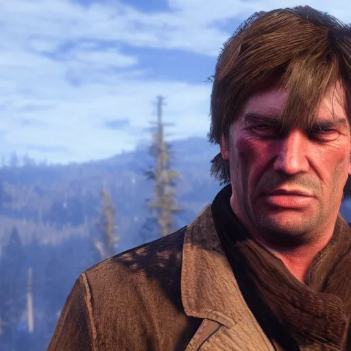 Image similar to Viktor Yushchenko in Red Dead Redemption 2