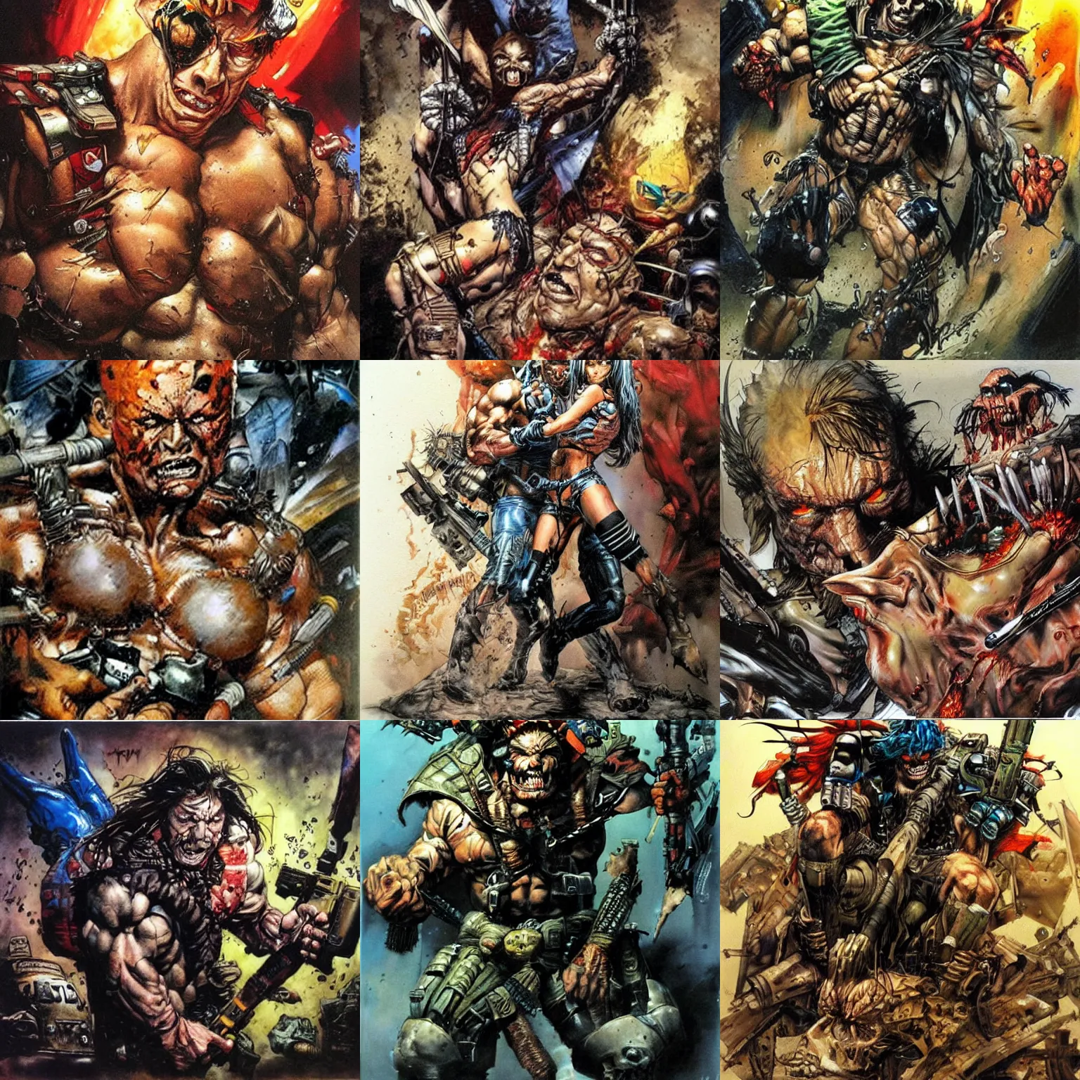 Prompt: simon bisley art