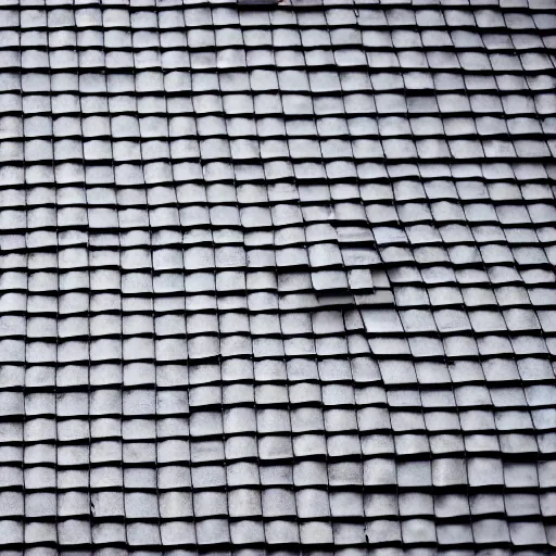 Image similar to tiled roof, dirty, shot on 8 k canon, award winning