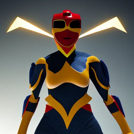 Prompt: professional photo earth woman power ranger!!! studio lighting, very detailed, unreal engine, canon photo!!!!, professional lighting, good composition, rule of thirds, winning award photo, real, earth woman power ranger