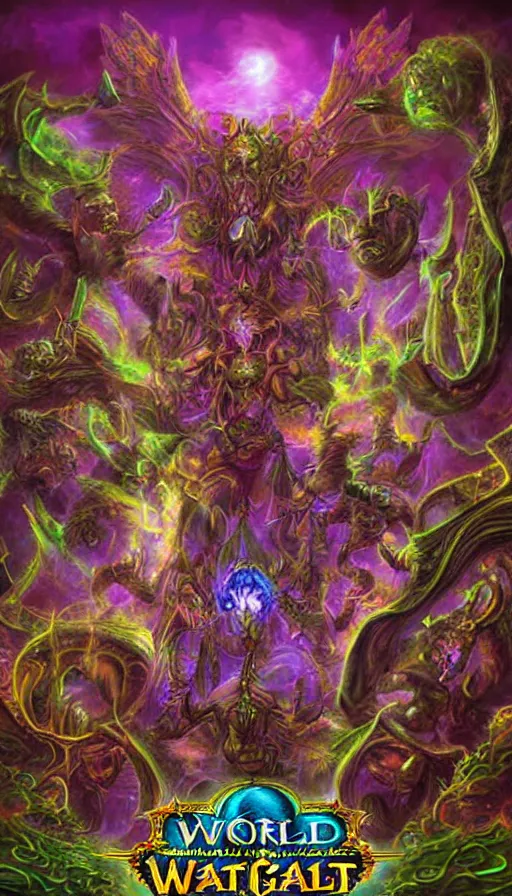 Prompt: psytrance artwork, from wow