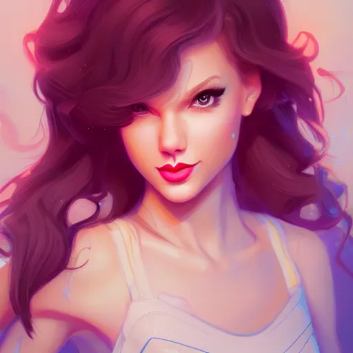 Prompt: a portrait of a beautiful april o'neil and taylor swift, art by lois van baarle and loish and ross tran and rossdraws and sam yang and samdoesarts and artgerm and saruei, digital art, highly detailed, intricate, sharp focus, trending on artstation hq, deviantart, unreal engine 5, 4 k uhd image