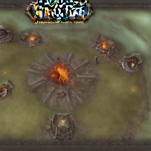 Prompt: world of warcraft dark portal destroyed