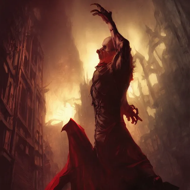 Image similar to christof romuald, vampire the masquerade redemption, by stanley artgerm lau, wlop, rossdraws, frank frazetta, andrei riabovitchev, marc simonetti