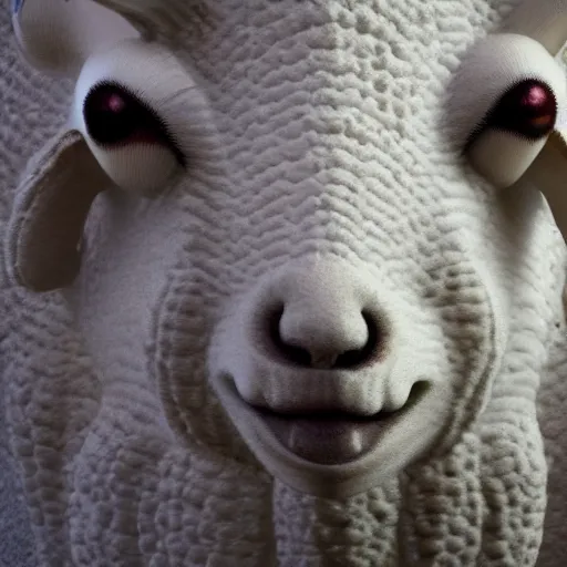 Prompt: Infinity recurring sheep , hyperrealism, no blur, 4k resolution, ultra detailed-i