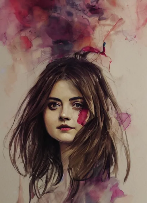 Image similar to jenna coleman by agnes cecile