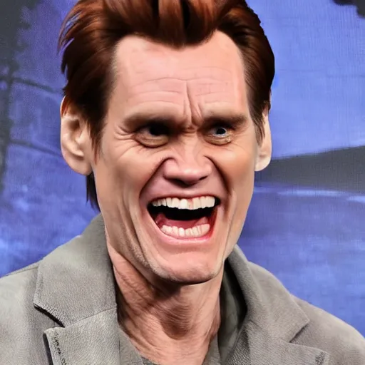 Image similar to Jim Carrey as Cletus Kasady