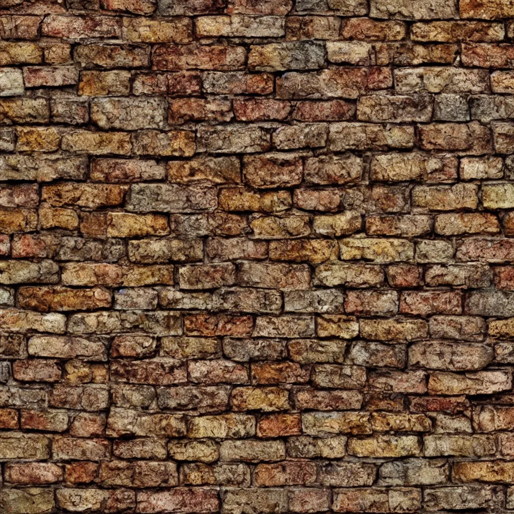 Image similar to a brick multicolor wall stone tile texture irregular diffuse albedo high detail 8k macro details texture texture texture texture