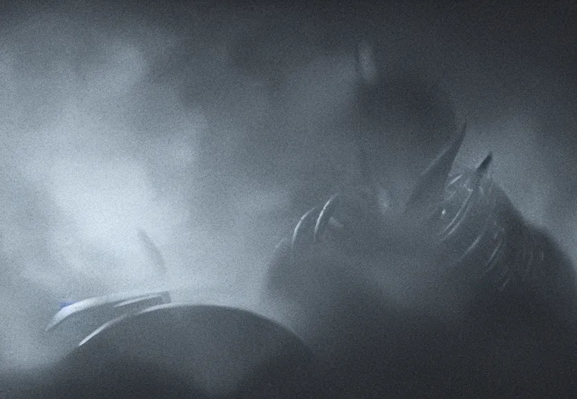 Prompt: a ultra realistic hyper realistic underexposed film photograph of a xenomorph volumetric fog