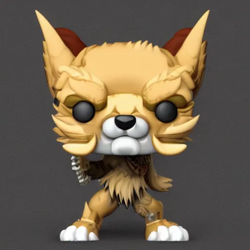 Image similar to fenrir funko pop