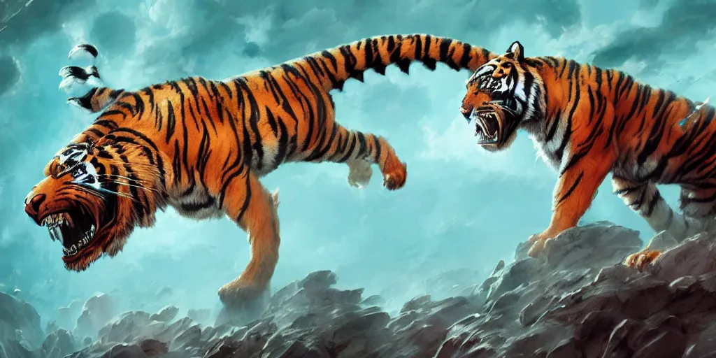 The Summoning of The Tiger Giant :: Behance