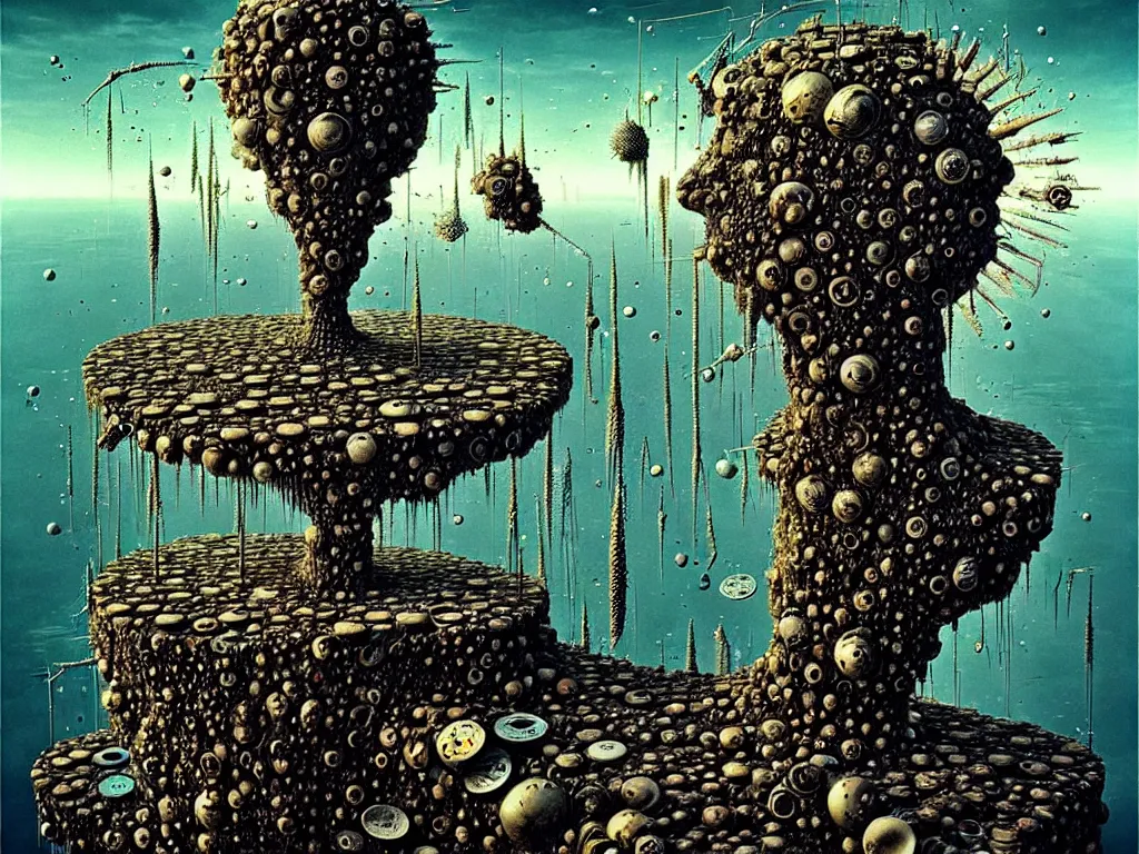 Image similar to highly detailed photo of dissolution of life, trending on deviantart, neo surrealism, sharp focus, a lot of little details, octane, masterpiece, art by max ernst