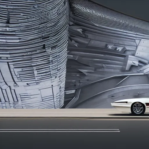 Image similar to sci-fi cars : wall near structure on : the coronation of napoleon painting : and digital billboard in the middle, in style of zaha hadid, suprematism composition, unreal engine 5, keyshot, octane, artstation trending, ultra high detail, ultra photo realistic, 8k, 16k, in plastic, dark, tilt shift,