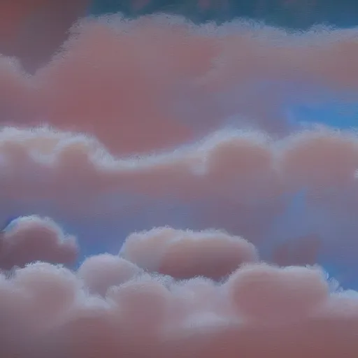 Prompt: a flock of puffy white marshmallow clouds in the sky above a sea of hot chocolate, abstract environment, award winning art, epic dreamlike fantasy landscape, ultra realistic,