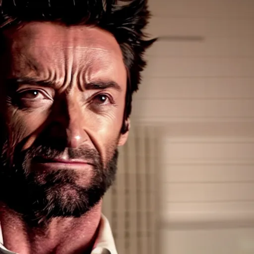 Image similar to Hugh Jackman as wolverine 4K quality