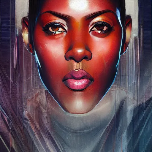 Image similar to idris elba portrait as manga girl, realistic shaded perfect face, fine details. anime. realistic shaded lighting poster by ilya kuvshinov katsuhiro otomo ghost - in - the - shell, magali villeneuve, artgerm, jeremy lipkin and michael garmash and rob rey