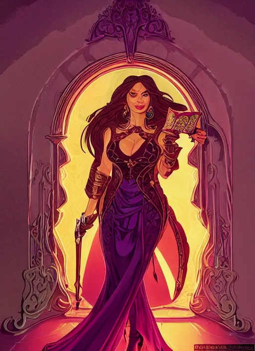 Prompt: sofia vergara, portrait, Arsen Lupin as a Paladin, D&D, Gloomhaven, art nouveau, beautifully backlit, swirly vibrant color lines, fantastically gaudy, 8K HD Resolution, by ilya kuvshinov and Cushart Krentz and Gilleard JamesAndrej Tarkovsky, kodak 5247 stock, color photograph