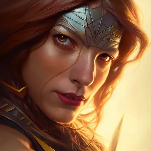 Prompt: portrait painting of ms. marvel as a warrior fairy, ultra realistic, concept art, intricate details, eerie, highly detailed, photorealistic, octane render, 8 k, unreal engine. art by artgerm and greg rutkowski and charlie bowater and magali villeneuve and alphonse mucha