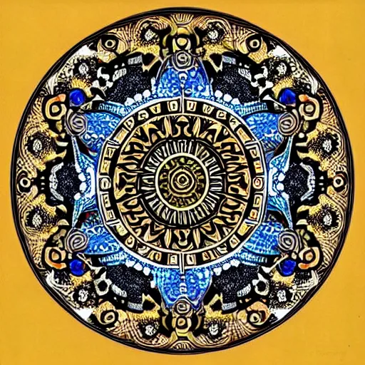 Image similar to Beautiful mandala, intricate, ornate, gorgeous, sacred geometry, inspiring, phi, by Charles Gilchrist