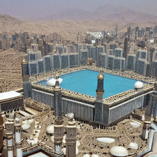 Prompt: real photo of makkah