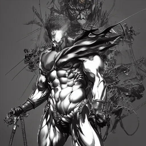 Image similar to moth man by Yoji Shinkawa, hyperdetailed, sharp focus, artstation, cgsociety