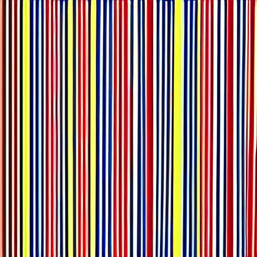 Image similar to Illustration. a series of vertical stripes in different colors. by Alan Moore distorted