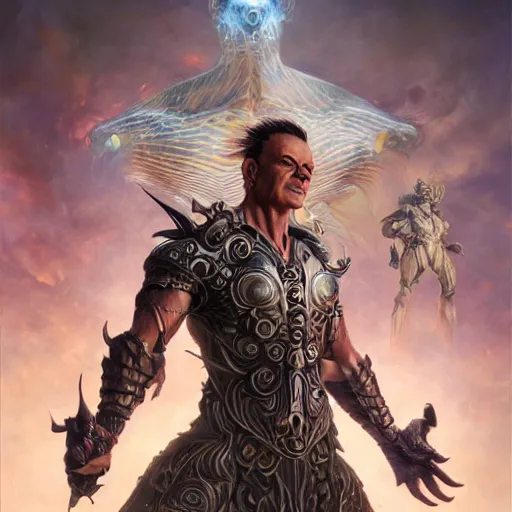 Image similar to shahrukh khan, fantasy character portrait, ultra realistic, wide angle, intricate details, the fifth element artifacts, highly detailed by peter mohrbacher, hajime sorayama, wayne barlowe, boris vallejo, paolo eleuteri serpier