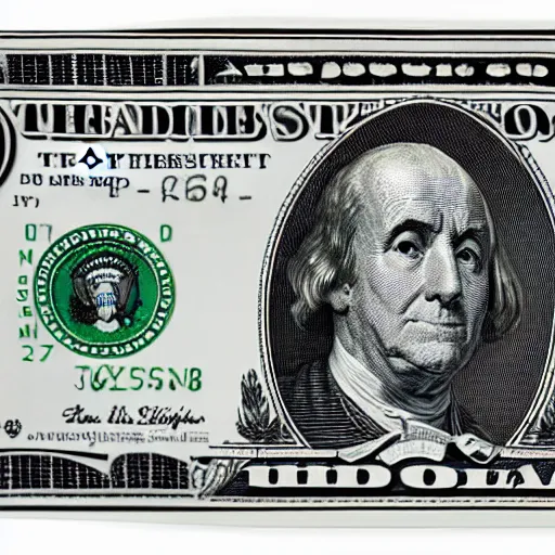 Image similar to a president hiding nuclear bombs under his bed, in style of us dollar bill, guilloche
