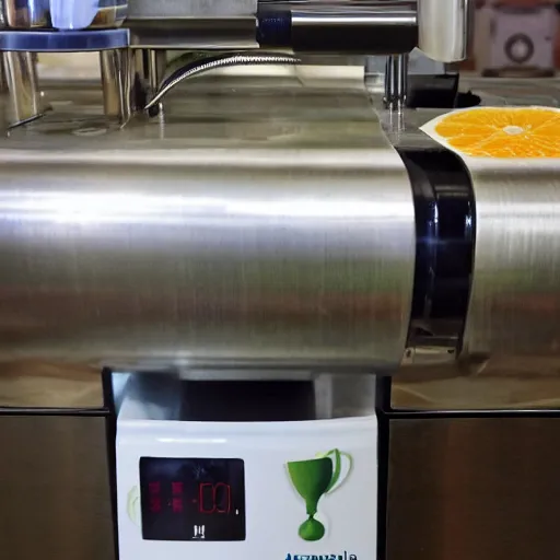 Prompt: a best juice machine made by appel food inc