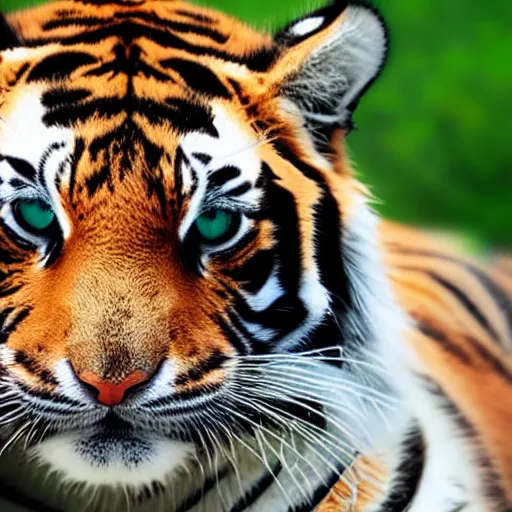 Image similar to house cat with tiger stripes