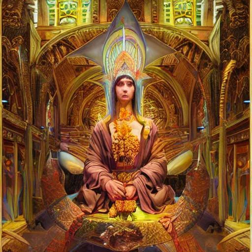 Prompt: art 8 k sharp focus sacred by moebius, andreas franke, james christensen, victo nagi, artgerm