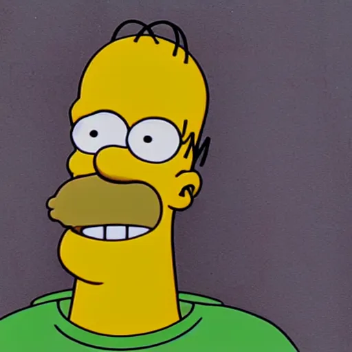 Prompt: Homer Simpson in real life, photo