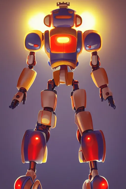 Image similar to metabots medabots medarotto medarot robot minimalist comics, behance hd by jesper ejsing, by rhads, makoto shinkai and lois van baarle, ilya kuvshinov, rossdraws global illumination ray tracing hdr radiating a glowing aura