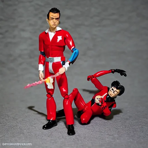 Prompt: coca cosplay cola, stop motion vinyl action figure, plastic, toy, butcher billy style